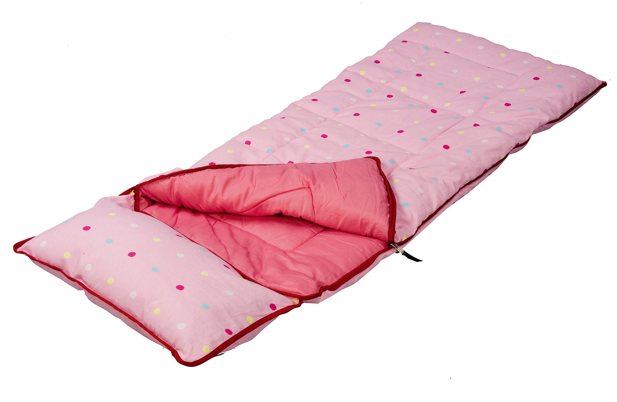 Pink Dotty - Deluxe Junior Sleeping Bag