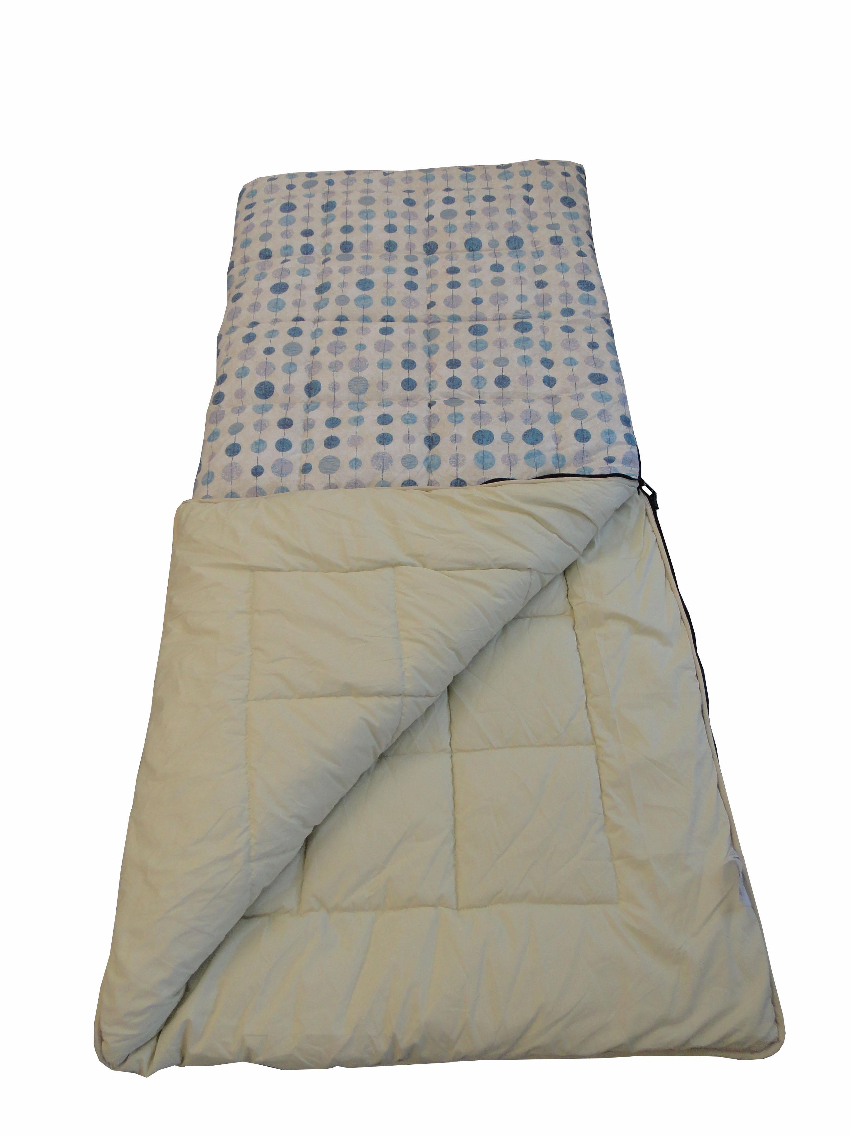 Blue Baubles King Size Sleeping Bag